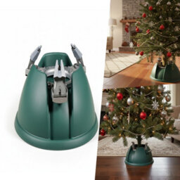 Pegdev - Pdl Christmas Tree Stand With 3 Metal Clasps And 1 Litre Water Tank Auto Lock Design For Secure Fresh Trees - thumbnail 4