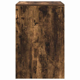 Berkfield Writing Desk Smoked Oak Engineered Wood 60 X 50 X 76 Cm - thumbnail 5