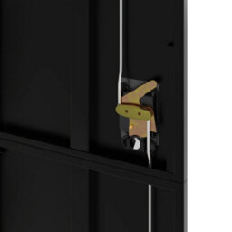 Vidaxl File Cabinet Black 105X40X180 Cm Steel - thumbnail 8