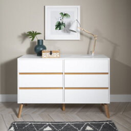 Nöa & Nani Noa & Nani Chest Of Drawers 6 Drawer In Classic White Otto - thumbnail 1