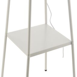 Triton Tripod Shelved Gloss White Floor Lamp - thumbnail 6