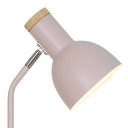 Nordlux Devone Metal Table Lamp Pen & Phone Holder  Pink,mains - thumbnail 4