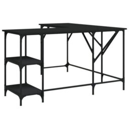 Berkfield Desk Black 139X139X75 Cm Engineered Wood - thumbnail 2