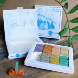 Incense Smudge Bricks And Burner Display Set Of 70 Wild West - thumbnail 2