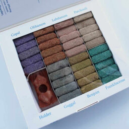 Incense Smudge Bricks And Burner Display Set Of 70 Wild West - thumbnail 3
