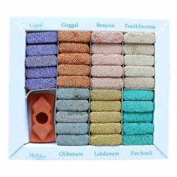 Incense Smudge Bricks And Burner Display Set Of 70 Wild West - thumbnail 5