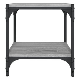 Berkfield Tv Cabinet Grey Sonoma 40X33X41 Cm Engineered Wood And Steel - thumbnail 5