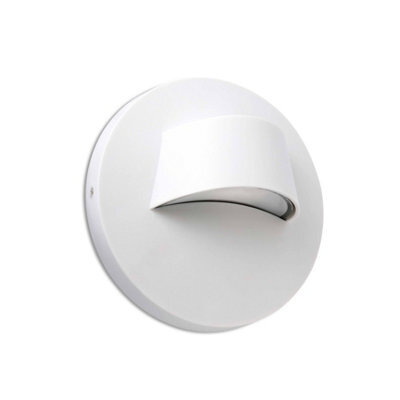 Luminosa Lighting Luminosa Brow Led Outdoor Wall Light White Ip44 - image 1