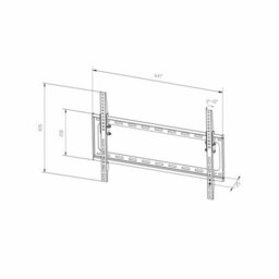 "Ttap Slim Tilt Tv Bracket, Ttd604T1 For 32"" - 70"" Screens" - thumbnail 2