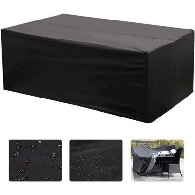 Outdoor Garden Furniture Cover, Dining Table, Patio Chairs, Waterproof, Windproof, Uv-Resistant, For Sofa, Rectangular - image 1