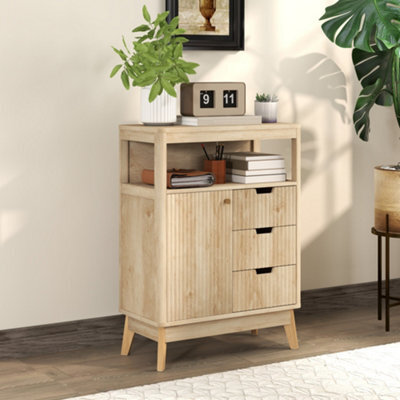 Homcom Modern Sideboard Storage Cabinet For Living Room Dining Room Bedroom - image 1