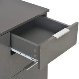 Vidaxl Sideboard High Gloss Grey 71X35X80 Cm Engineered Wood - thumbnail 7