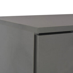 Vidaxl Sideboard High Gloss Grey 71X35X80 Cm Engineered Wood - thumbnail 6