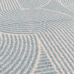 Furniturebox Uk Swirl Blue Rug 120X170 - thumbnail 6