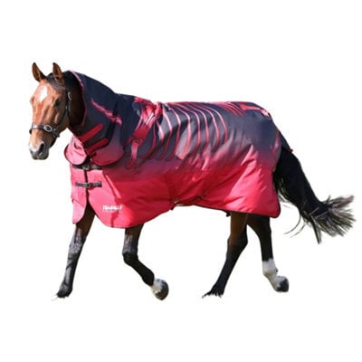 Tempest Original Contoured Skeleton 200G Horse Combo Turnout Rug Red (5) - image 1