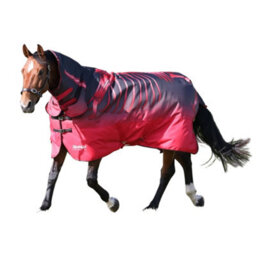 Tempest Original Contoured Skeleton 200G Horse Combo Turnout Rug Red (5) - thumbnail 1