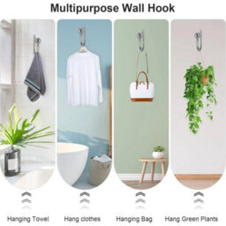 Oxford Homeware Satin Chrome Effect Curtain Hold Back With Metal Ball Finials Heavy Duty Durable Wall Tie Backs Pair - thumbnail 4
