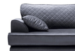 Abakus Direct Ferguson Corner Sofa Dark Grey Velvet - thumbnail 8