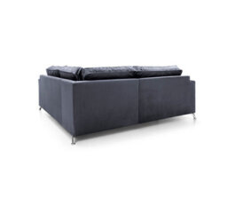 Abakus Direct Ferguson Corner Sofa Dark Grey Velvet - thumbnail 5