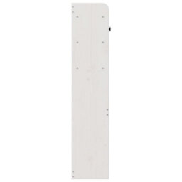 Berkfield Headboard With Storage White 160 Cm Solid Wood Pine - thumbnail 5