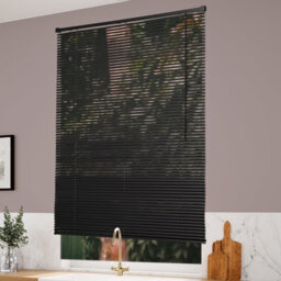 Lister Cartwright 25mm Pvc Venetian Blinds Windows Easy Fit Child Safety Included (Dark Grey, 60 Cm Width X 160 Cm Drop) - thumbnail 5