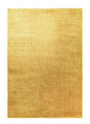 Gold Plain Luxurious Modern Shaggy Easy To Clean Rug For Bed Room Living Room And Dining Room-160Cm X 230Cm - thumbnail 2
