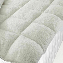 Luxury Single Size Super Soft Teddy Mattress Topper Enhancer Bedding - thumbnail 1