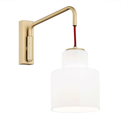 Luminosa Lighting Luminosa Diuna Dome Wall Lamp Opal, Gold, Red - image 1