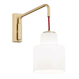 Luminosa Lighting Luminosa Diuna Dome Wall Lamp Opal, Gold, Red - thumbnail 1