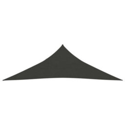 Berkfield Sunshade Sail 160 G/m2 Anthracite 5X5X6 M Hdpe - thumbnail 2