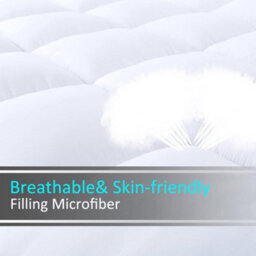 L Size Hotel Quality Mattress Topper 10Cm Deep Thick Single Double King Super All Sizes - thumbnail 5