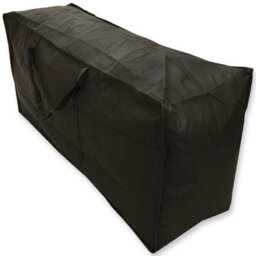Woodside Garden Furniture Cushion Storage Bag Black Heavy Duty - thumbnail 1
