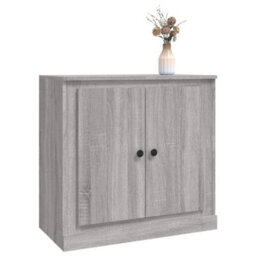 Berkfield Sideboard Grey Sonoma 70X35.5X67.5 Cm Engineered Wood - thumbnail 4