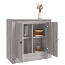 Berkfield Sideboard Grey Sonoma 70X35.5X67.5 Cm Engineered Wood - thumbnail 5