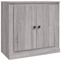 Berkfield Sideboard Grey Sonoma 70X35.5X67.5 Cm Engineered Wood - thumbnail 2