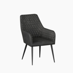 More4Homes Ella Technology Fabric Dining Chair Set Of 6 Grey - thumbnail 2