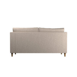 Furnishings For Less UK Baxter Oatmeal Tufted Fabric 3 Seater Sofa - thumbnail 3