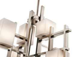 Luminosa Lighting Luminosa City Lights 7 Light Pendant Chandelier Light Classic Pewter, G9 - thumbnail 2
