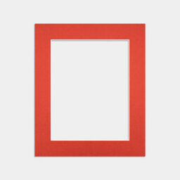 Ak Frames 12X10 Poppy Red Picture Mounts To Fit 9X7 Aperture Size - Mount Board Only (No Frame Included) - thumbnail 1