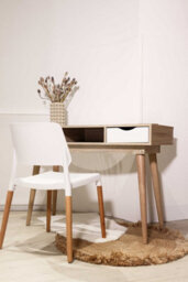 LPD Riva White Dining Chairs (Set Of 2) - Minimalist Elegance With Openwork Back - thumbnail 2