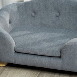 Grey Dog Sofa Bed Soft Cushion For Xs Size Small Dogs - thumbnail 4
