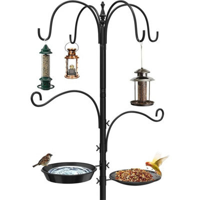 88 Inch Garden Bird Feeder Pole Hanging Station Free Standing - image 1