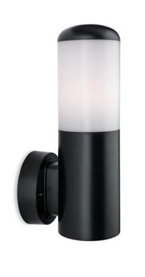 Luminosa Lighting Luminosa Luna Outdoor Modern Wall Light Black Ip54, E27 - image 1