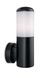 Luminosa Lighting Luminosa Luna Outdoor Modern Wall Light Black Ip54, E27 - thumbnail 1