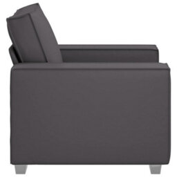 Vidaxl Sofa Chair With Cushion Grey 99 X 78 X 84 Cm Artificial Leather - thumbnail 6