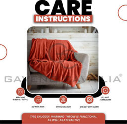 Gc Gaveno Cavailia Fluffy Pop Throw 150X200Cm Rust Lightweight Honeycomb Blanket For Bed Settee Throws For Sofas Couch Chair - thumbnail 4