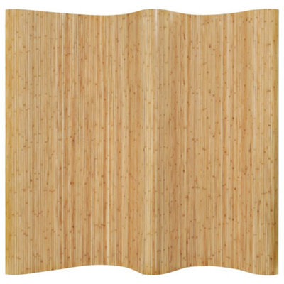 Berkfield Room Divider Bamboo 250X165 Cm Natural - image 1