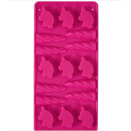 Accessotech 6 Piece Pink Unicorn Silicone Baking And Candy Moulds Set Non Stick Dishwasher Safe - thumbnail 3