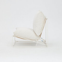 Home Detail Marina Steel Garden Chair, White - thumbnail 5
