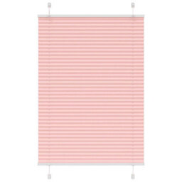 Berkfield Pleated Blind Pink 100X150 Cm Fabric Width 99.4 Cm Polyester - thumbnail 1